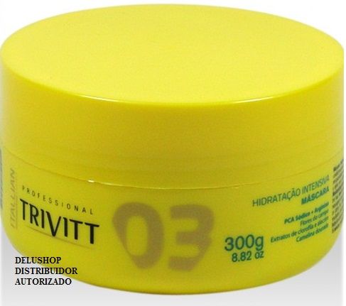 MASCARA DE HIDRATAÇÃO E RECONSTRUÇÃO TRIVITT 300G