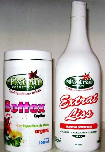 Botox Capilar Extrat Liss Reposição De Massa C/ OLEO Argan