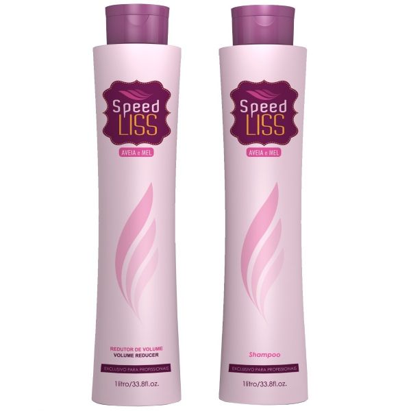 Speed Liss Escova Progressiva Aveia e Mel - Kit 2x1litro